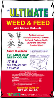 Weed & Feed With Viper, 22-4-2, Covers 5,000-Sq.-Ft.