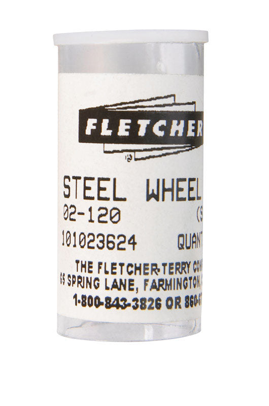 Fletcher-Terry Steel Single Edge Glass Cutting Wheel 1/8 in. L 10 pc