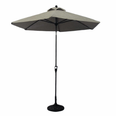 Nantucket Pole Umbrella, Olefin Fabric, 9-Ft.