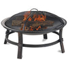 Endless Summer  Wood  Fire Pit  18.1 in. H x 29.3 in. W x 29.3 in. D Metal