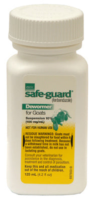 Desparasitante para cabras, 125 ml.