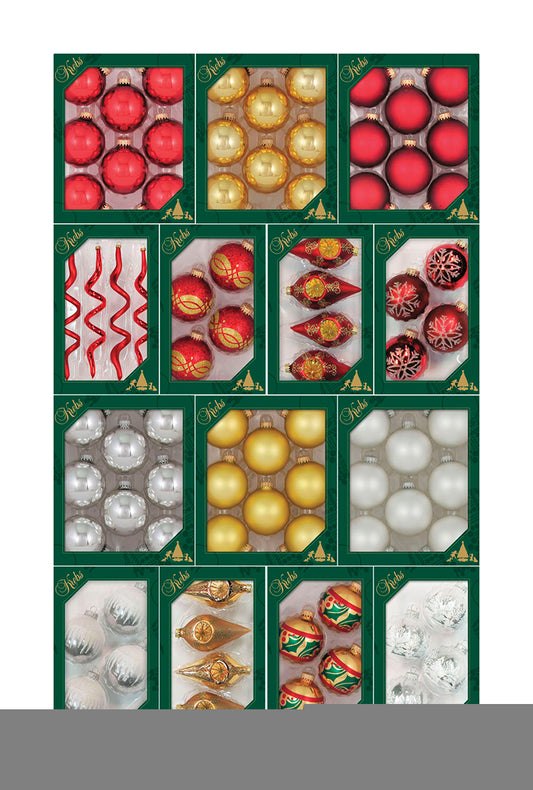 Christmas by Krebs Assorted Ornament (Pack of 56)