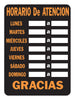 Hy-Ko Spanish Black Informational Sign 12 in. H x 9 in. W (Pack of 10)