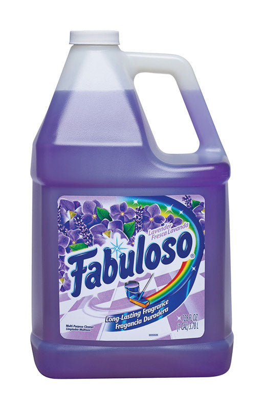 Fabuloso Lavender Scent All Purpose Cleaner Liquid 128 oz. (Pack of 4)