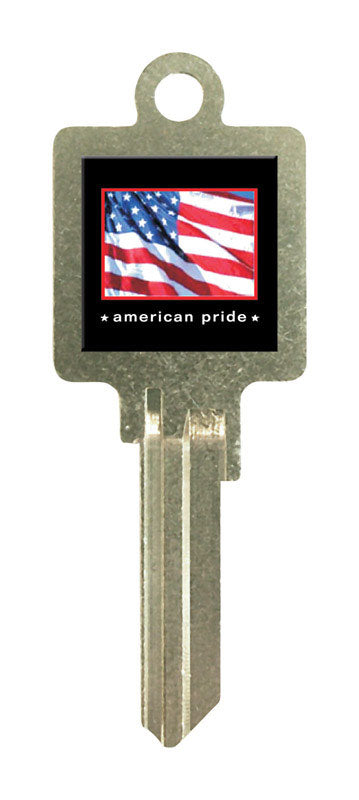 Hy-Ko American Pride House/Office Key Blank KW1 - KL0 Single sided For Fit Kwikset KW1 and Titan KW10 Keyways (Pack of 5)