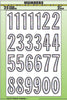 Hy-Ko 2 in. Black/Silver Vinyl Number Set 0-9 Self-Adhesive 1 pk (Pack of 5)