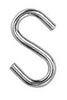 Campbell Zinc-Plated Silver Carbon Steel S-Hook 6 pk