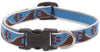 Lupine Pet Original Designs Multicolor Muddy Paws Nylon Dog Adjustable Collar