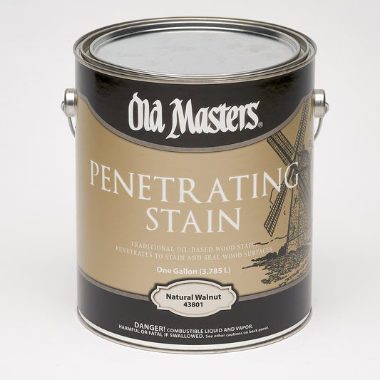 Old Masters Semi-Transparent Natural Walnut Oil-Based Penetrating Stain 1 gal. (Pack of 2)