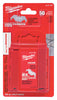 Milwaukee  Micro Carbide Metal  Roofing Hook  Utility Blade  2-3/8 in. L 50 pc.
