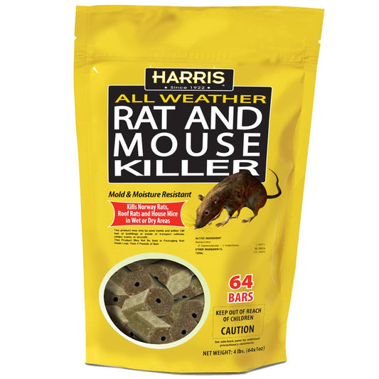 Harris Hrb-64 Rat & Mouse Killer Bars 64 Count