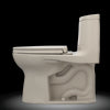 TOTO® UltraMax® II One-Piece Elongated 1.28 GPF Universal Height Toilet with CEFIONTECT and SS124 SoftClose Seat, WASHLET+ Ready, Bone - MS604124CEFG#03