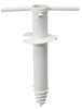 Rio Brands  White  Plastic  Umbrella Base  4 in. W x 12-1/2 in. H