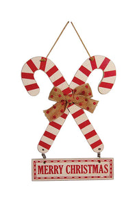 Candy Cane Wall Decor (Pack of 4)