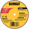 DeWalt High Performance 4 in. D X 3/8 in. S Aluminum Oxide Cut-Off Wheel 1 pc