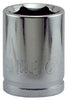 Great Neck 15 mm S X 3/8 in. drive S Metric 6 Point Socket 1 pc
