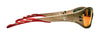3M  Fuel  Safety Glasses  Red Lens Sandstone Bronze Frame 1 pc.