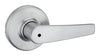 Kwikset  Delta  Satin Chrome  Steel  Privacy Lever  3  Right Handed
