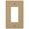 Amerelle Elan Brushed Bronze 1 gang Metal Rocker Wall Plate 1 pk