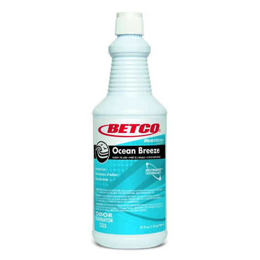 Betco BestScent Ocean Breeze Scent Odor Eliminator 32 oz. Liquid (Pack of 12)