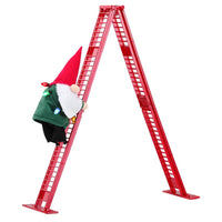 Mr. Christmas LED Red Gnome Climbing Ladder Indoor Christmas Decor