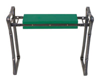 Rugg HeirLoom Black/Green Foam/Steel Foldable Garden Kneeler/Seat 24.5 L in.