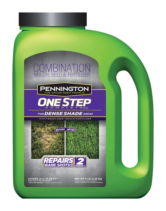 Pennington One Step Complete Full Shade Seed, Mulch & Fertilizer 5 lb