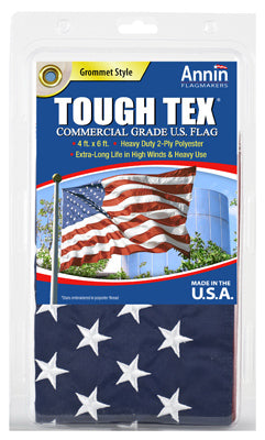 Tough Tex U.S. Flag, 2-Ply Polyester, 4 x 6-Ft.