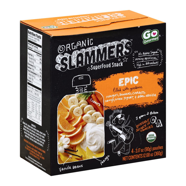 Slammers - Snack Epic Mango&orng - Case of 4-3.17 OZ (Pack of 4)