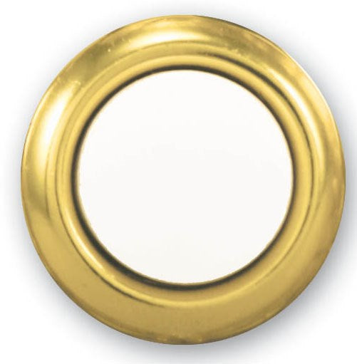 Heath Zenith  Polished Brass  Metal  Wired  Pushbutton Doorbell