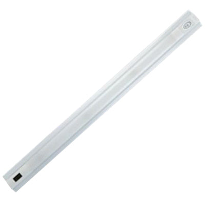 Under-Cabinet LED Light Fixture, Motion-Sensing, White Plastic, 410 Lumens, 18-In.