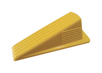 Shepherd 2 in. H Rubber Yellow Wedge Door Stop Mounts to floor (Pack of 4)