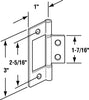 Prime-Line 3 in. L Satin Nickel Bi-fold Door Hinge 2 pk