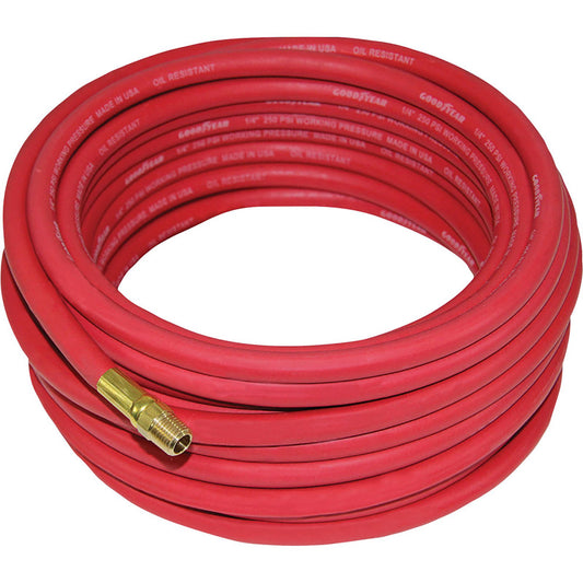 Grip on Tools Goodyear 25 ft. L X 1/4 in. D EPDM Rubber Air Hose 250 psi Red