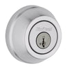 Kwikset SmartKey Satin Chrome Metal Gatelatch Deadbolt