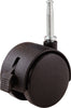 Shepherd Hardware 2 M D Swivel Plastic Twin Caster 75 lb 1 pk