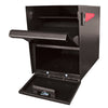 Mail Boss  Package Master  Modern  Galvanized Steel  Post Mount  Black  Locking Mailbox