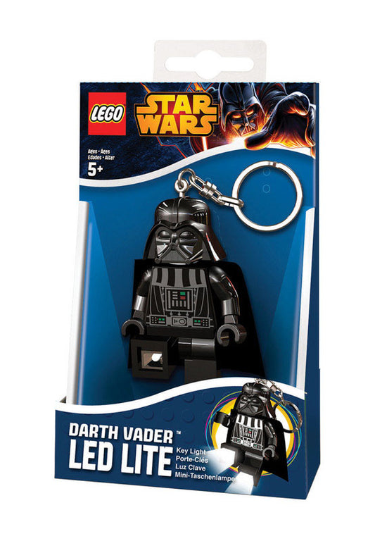 Lego Star Wars Darth Vader 2 in. D Plastic Black Loop Keychain w/LED Light