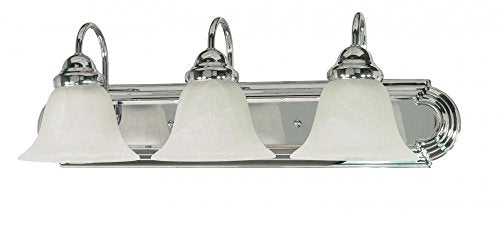 CAMPANA DE 3 PANELES PARA TOCADOR DE 24" CROMADA