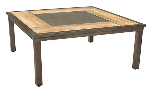 Living Accents  Brown  Sorento  Square  Coffee Table