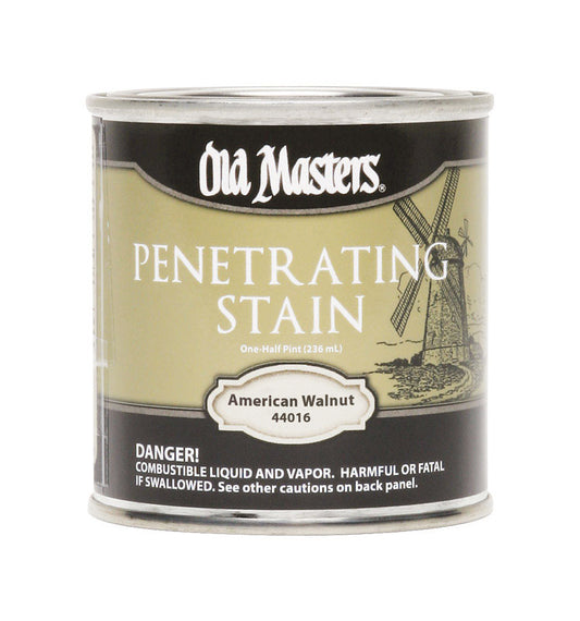 Old Masters Semi-Transparent American Walnut Oil-Based Penetrating Stain 0.5 pt