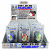 Blazing LEDz 180 lumens Assorted LED COB LED Head Lamp AAA Battery (Pack of 12)