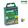 SPAX No. 6 x 1/2 in. L Phillips/Square Flat Head Yellow Zinc Steel Multi-Purpose Screw 50 each