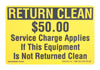 Return Clean$50decal25pk