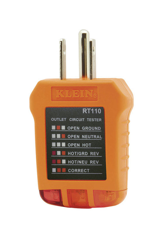 Klein Tools LED Receptacle Tester 1 pk