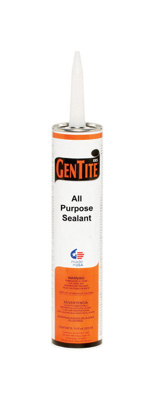 GenTite Gray Polyurethane Multipurpose Sealant 10 oz (Pack of 12).