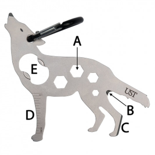 UST Brands Tool A Long Wolf Multi-Tool Silver 1 pc.