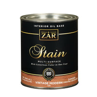 Zar Semi-Transparent Vintage Modern Oil Wood Stain 1 Qt. (Pack of 4)