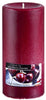 Candle lite 2846565 6" Black Cherry Scented Pillar Candle (Pack of 2)