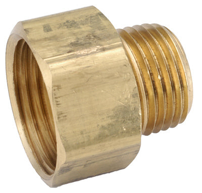 Amc 757484-121208 3/4"X3/4"X1/2" Brass Lead Free Tapped Garden Hose Connector